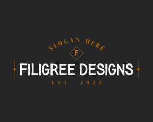 Retro Hipster Designer logo design