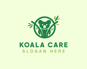 Green Forest Koala logo design