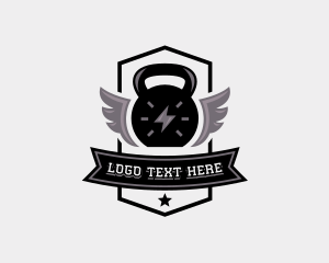 Kettlebell Weights Bodybuilding logo