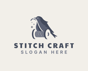 Bird Thread Sewing logo