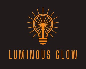 Electrical Light Bulb logo design