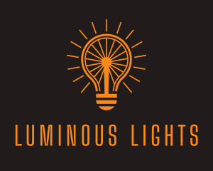 Electrical Light Bulb logo design