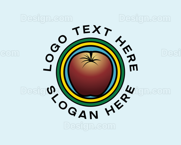 Washington Apple Fruit Logo