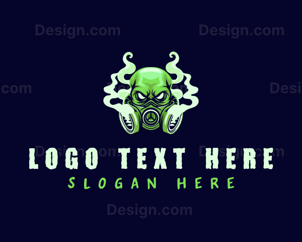 Gas Mask Toxic Logo