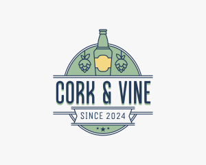 Beer Bottle Bar logo design