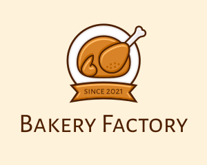 Rotisserie Roast Chicken BBQ logo design