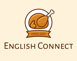 Rotisserie Roast Chicken BBQ logo design