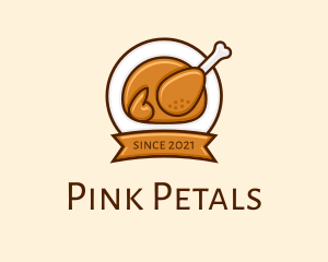 Rotisserie Roast Chicken BBQ logo design