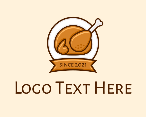Chicken logo example 1