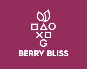 Gaming Symbols Berry logo design