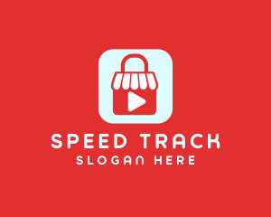 Online Shop Video  Logo