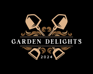 Shovel Garden Landscaping logo design