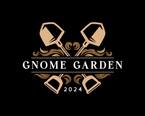 Shovel Garden Landscaping logo design