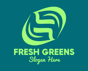 Green Tea Leaves logo design