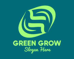 Green Tea Leaves logo design