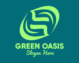 Green Tea Leaves logo design