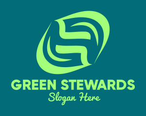 Green Tea Leaves logo design