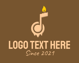 Music Note Candle  logo
