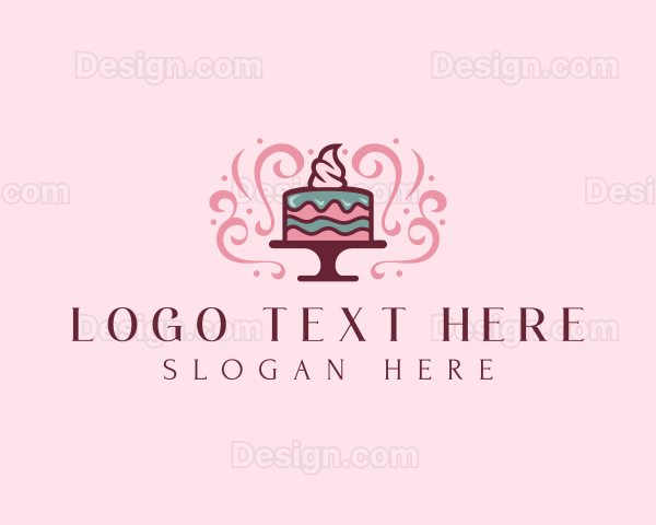 Dessert Cake Bakery Logo