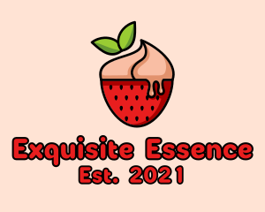 Strawberry Sundae Dessert logo