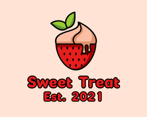 Strawberry Sundae Dessert logo