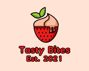 Strawberry Sundae Dessert logo