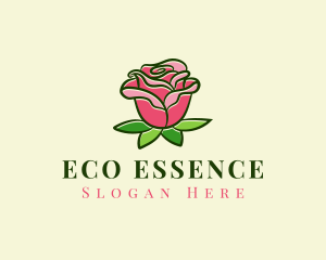 Red Rose Eco  logo design