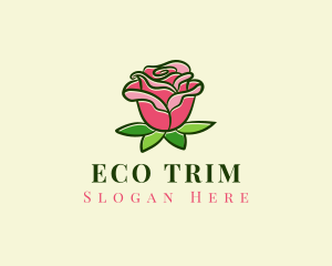 Red Rose Eco  logo design