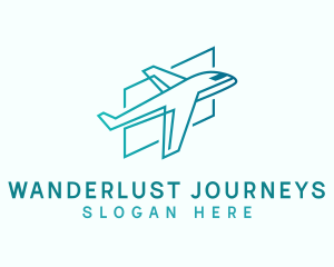 Airplane Travel Flight Logo