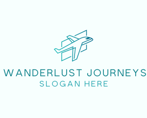 Airplane Travel Flight logo design