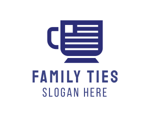 Coffee Mug Document Logo