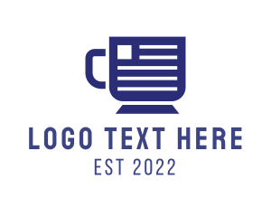 Mug - Coffee Mug Document logo design