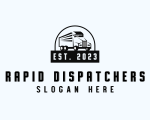 Truck Dispatch Freight  logo design