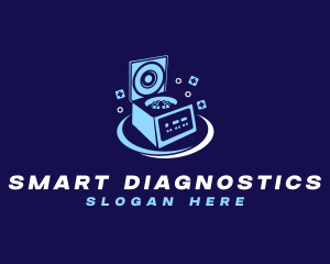 Diagnostic Laboratory Centrifuge logo design