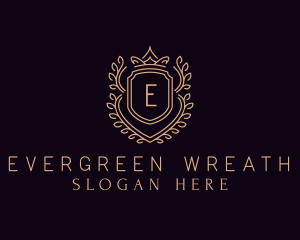 Royal Wreath Shield  logo design