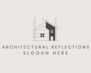 Architecture Housing Contractor logo design