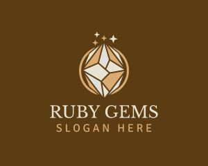 Gem Diamond Jewelry logo design