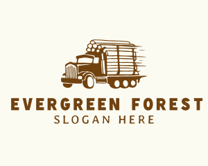 Lumber Wood Truck logo