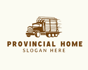 Lumber Wood Truck logo