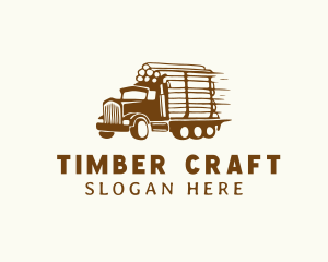 Lumber Wood Truck logo