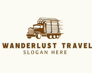 Lumber Wood Truck logo