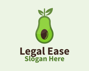 Healthy Avocado Fruit  Logo