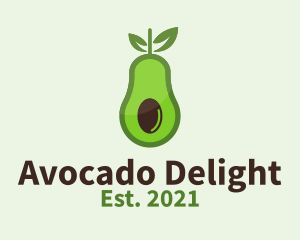 Healthy Avocado Fruit  logo design