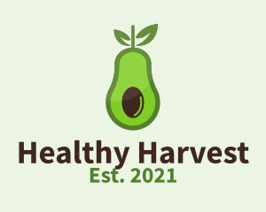 Healthy Avocado Fruit  logo design