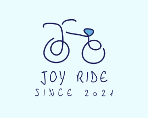 Blue Bicycle Bike  logo