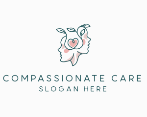 Organic Mental Care Support logo design