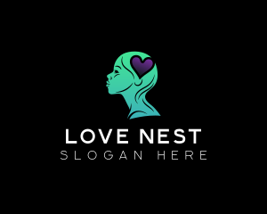 Love Mental Health Therapy logo design