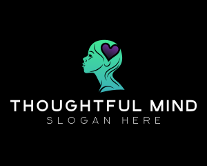 Love Mental Health Therapy logo design