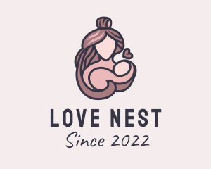 Mother & Baby Love logo design