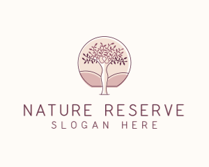 Nature Feminine Woman Tree logo design